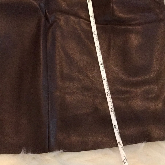 🔥NWT EXPRESS VEGAN LEATHER SKIRT - Picture 7 of 9